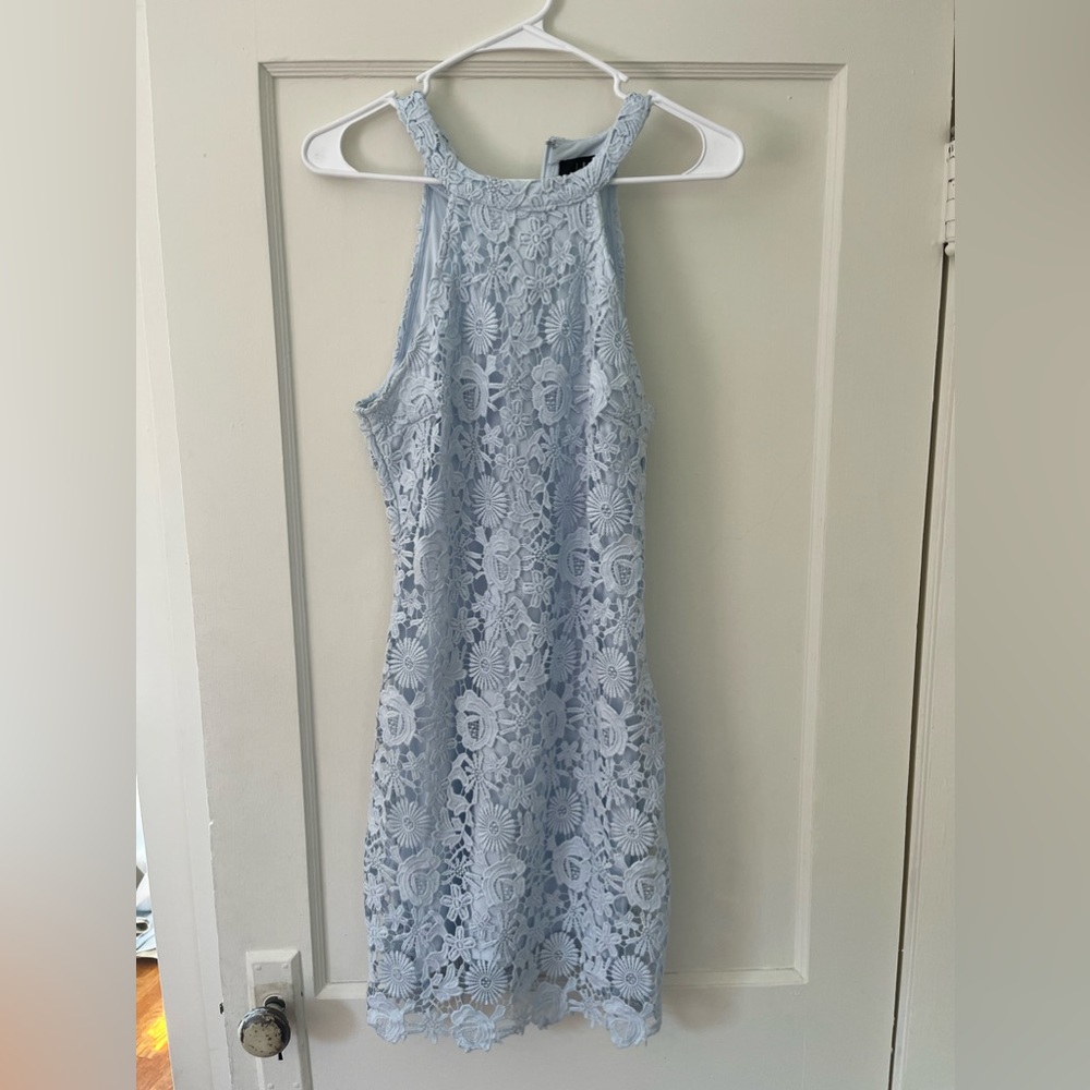 Blue Lace Dress